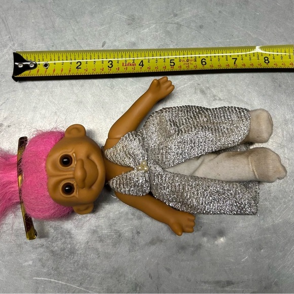 Lot of Trolls Vintage and Modern Troll Uneeda Mohair VTG Barrettes - Picture 15 of 16